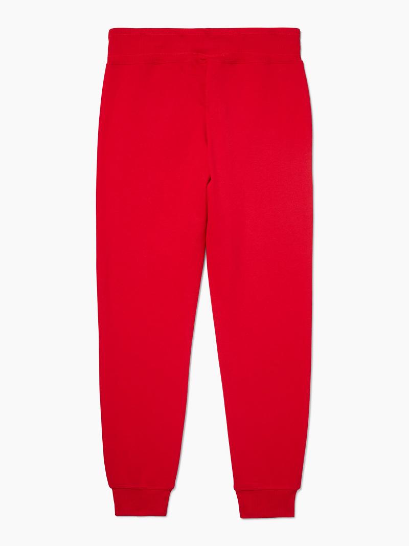 Pantalon Jogging Tommy Hilfiger Essential Graphique Logo Femme Rouge | FR_W21214