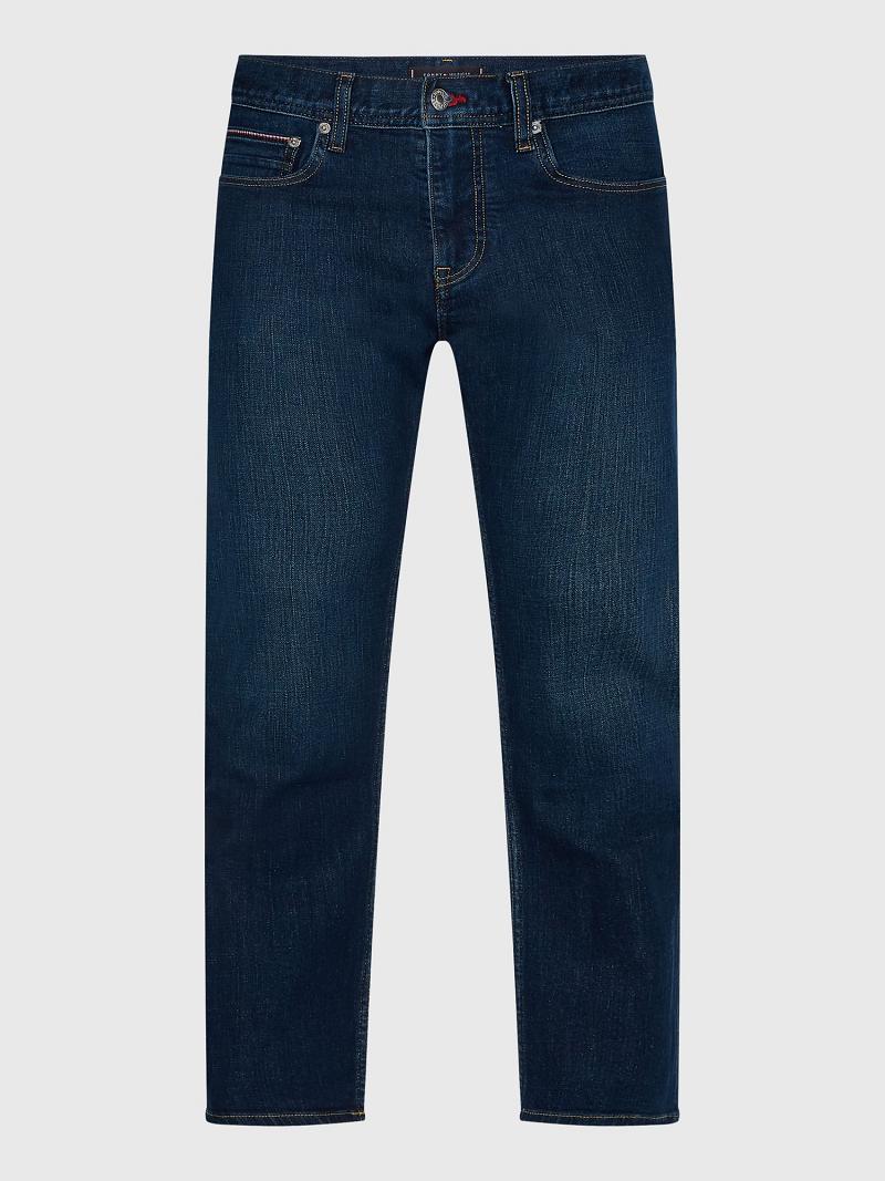 Pantalon Tommy Hilfiger Big and tall regular fit indigo wash Homme Bleu Marine | FR_M31315