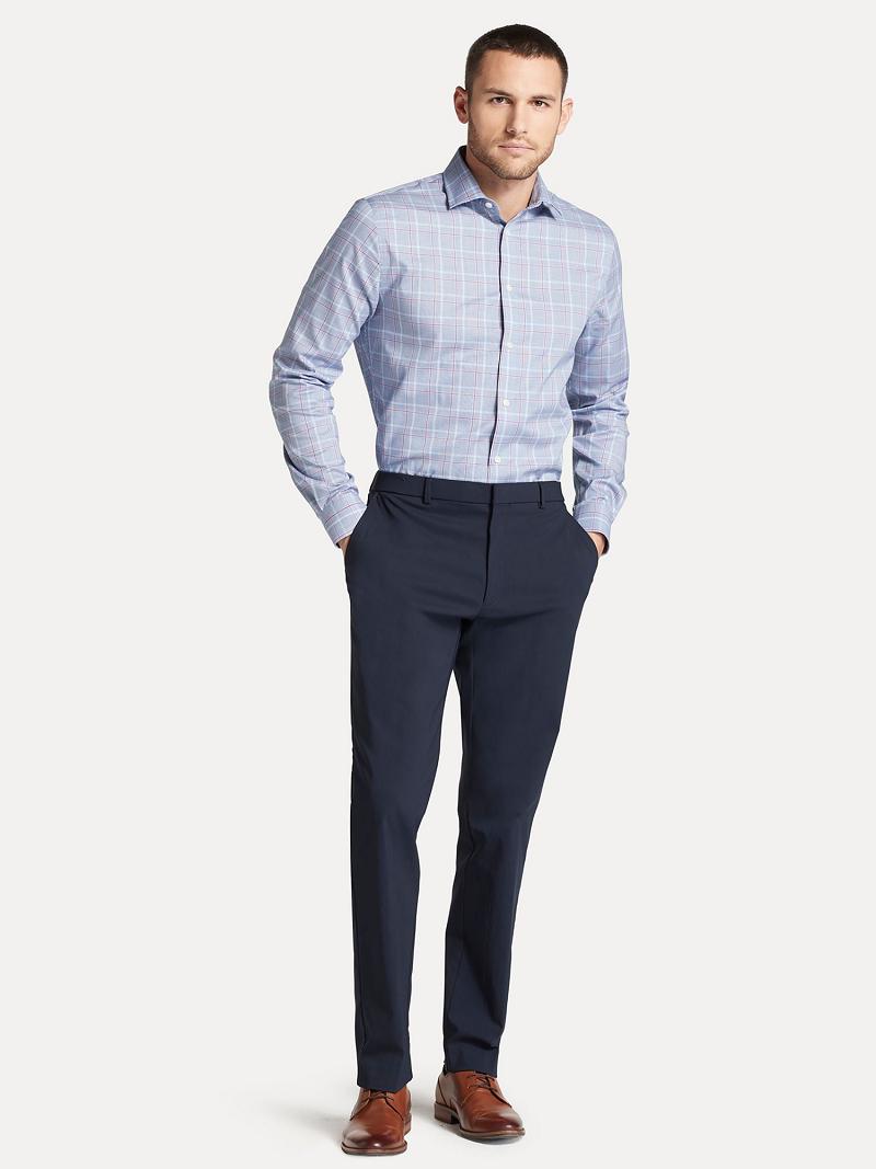 Pantalon Tommy Hilfiger Regular fit essential twill Homme Bleu Marine | FR_M31325