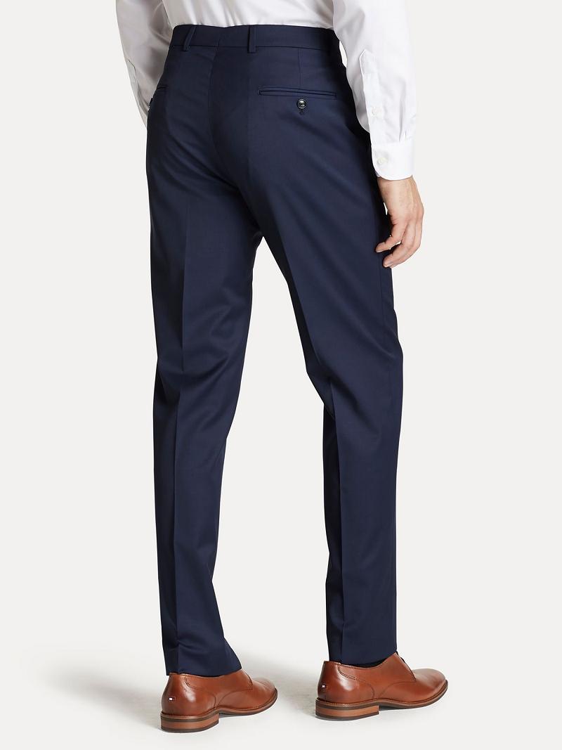 Pantalon Tommy Hilfiger Regular fit in twill Homme Bleu Marine | FR_M31328