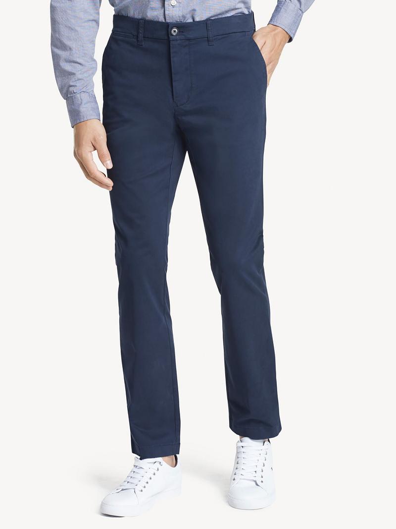 Pantalon Tommy Hilfiger Slim fit essential comfort stretch chino Homme Bleu Marine | FR_M31339