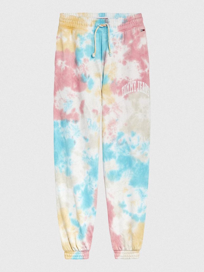 Pantalon Tommy Hilfiger Tie-Dye Sweatpant Femme Multicolore | FR_W21258