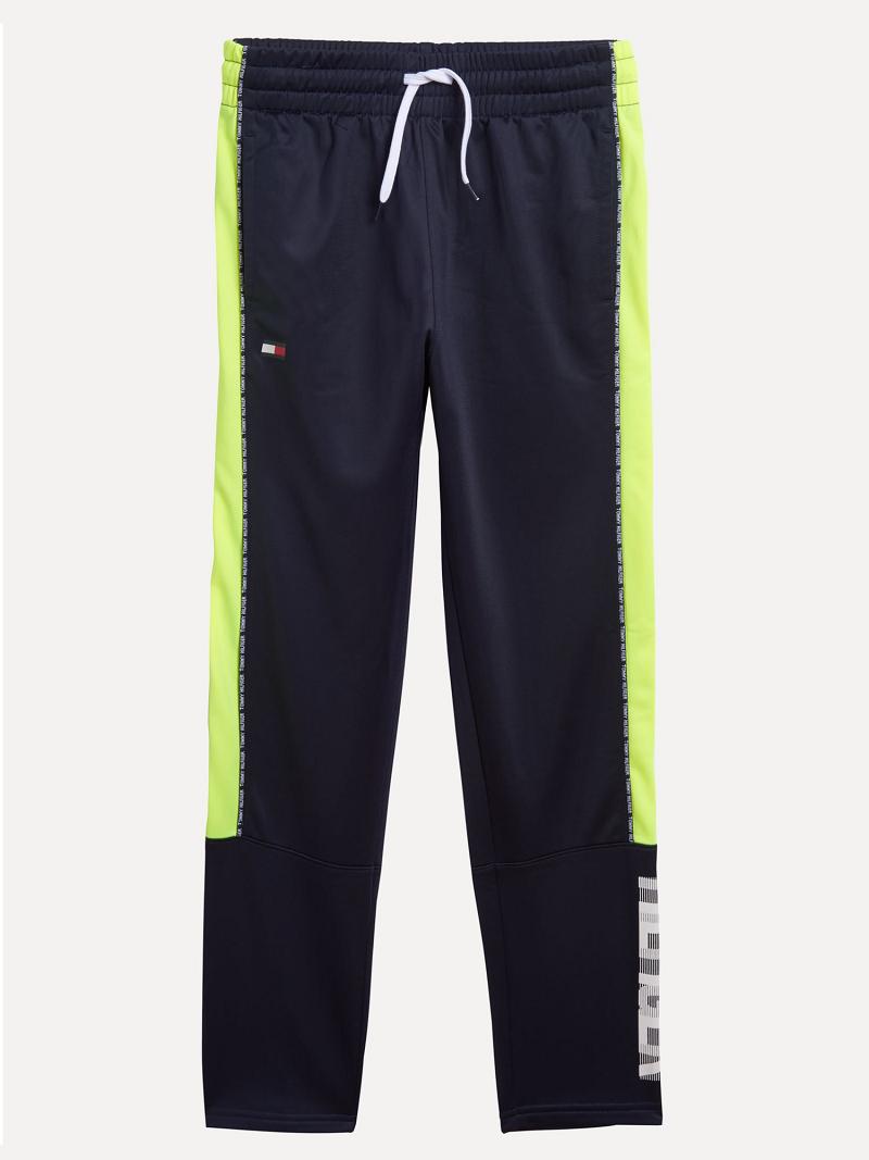 Pantalons Tommy Hilfiger Little Tommy Piste Enfant Bleu | FR_B2223