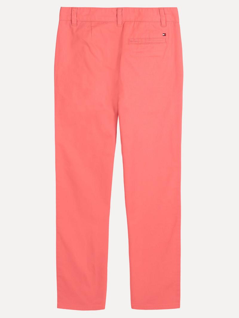 Pantalons Tommy Hilfiger Little Twill Enfant Rose | FR_B2224