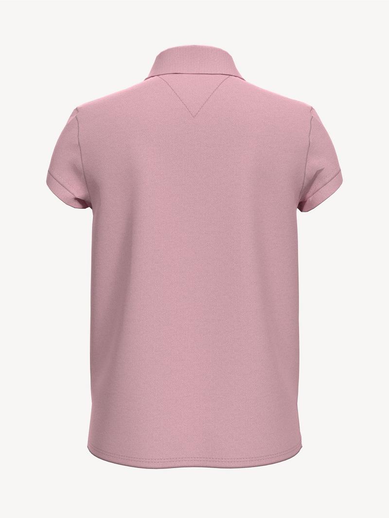 Polos Tommy Hilfiger Big Classiche Enfant Rose | FR_G1147