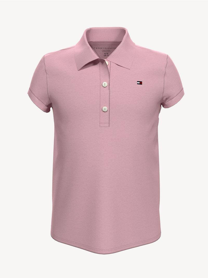 Polos Tommy Hilfiger Big Classiche Enfant Rose | FR_G1147