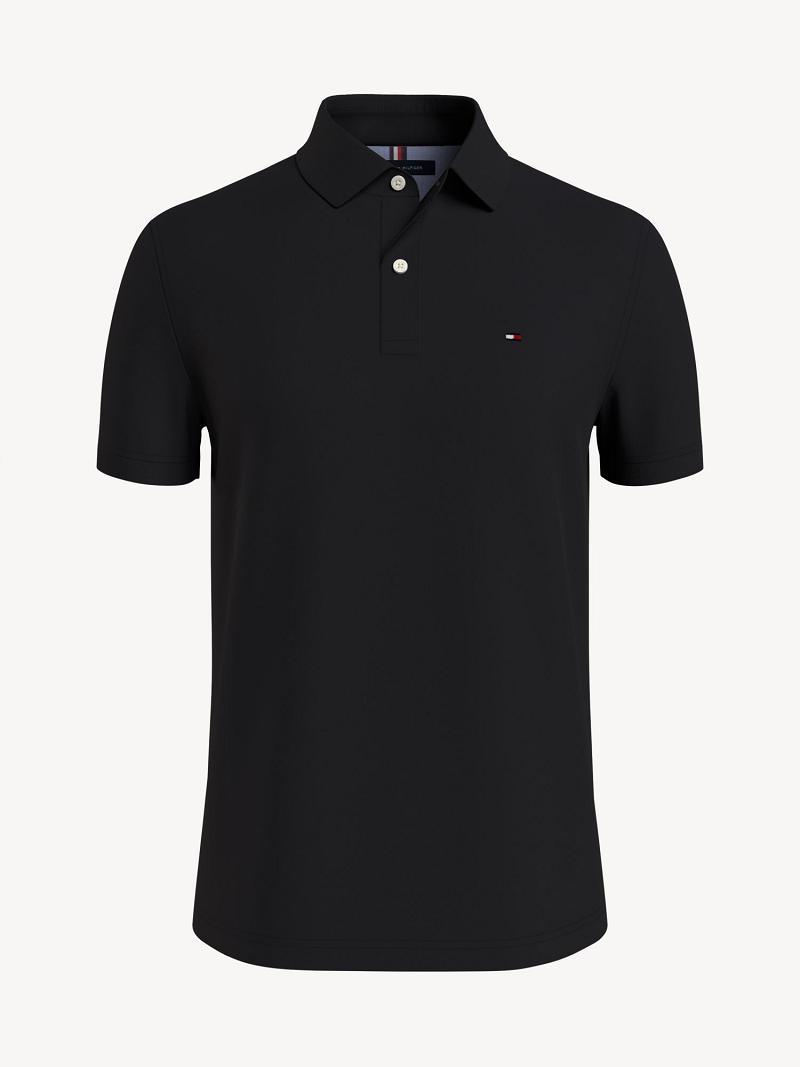 Polos Tommy Hilfiger Regular fit tommy Homme Noir | FR_M31302