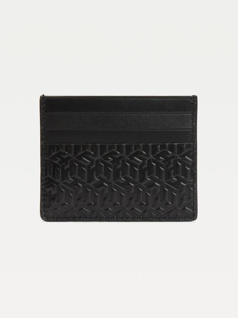 Porte-Cartes Tommy Hilfiger Monogram Credit Homme Noir | FR_M31723