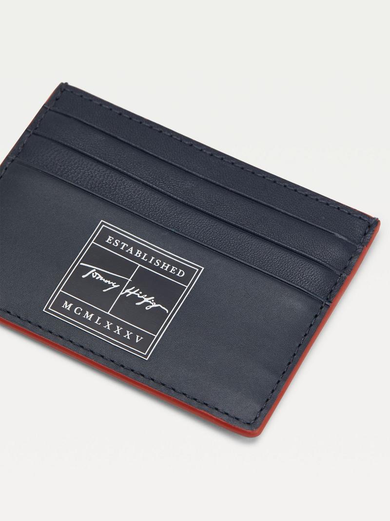 Porte-Cartes Tommy Hilfiger Signature Homme Noir | FR_M31724