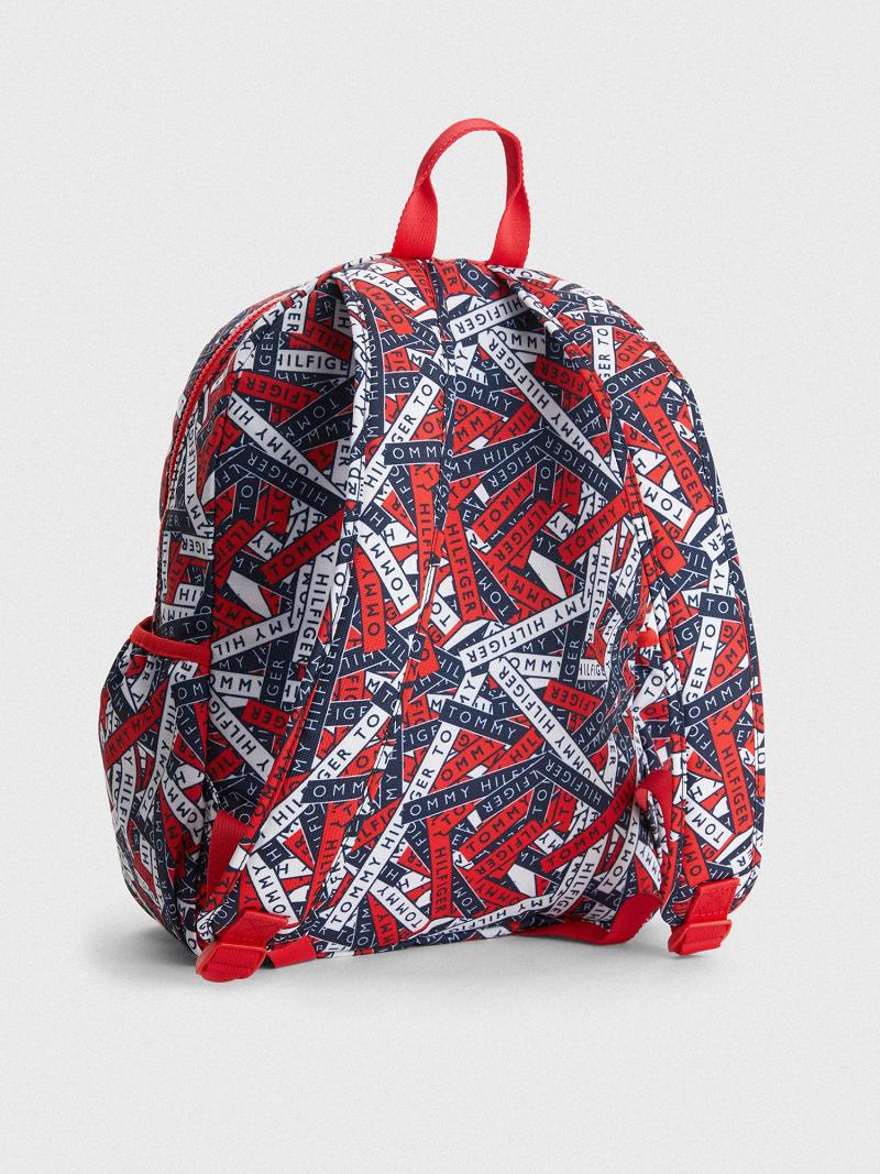 Sacs Tommy Hilfiger Big Logo Tape Print Backpack Enfant Multicolore | FR_G1334