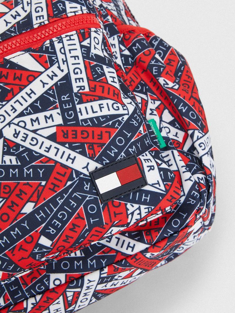 Sacs Tommy Hilfiger Big Logo Tape Print Backpack Enfant Multicolore | FR_G1334