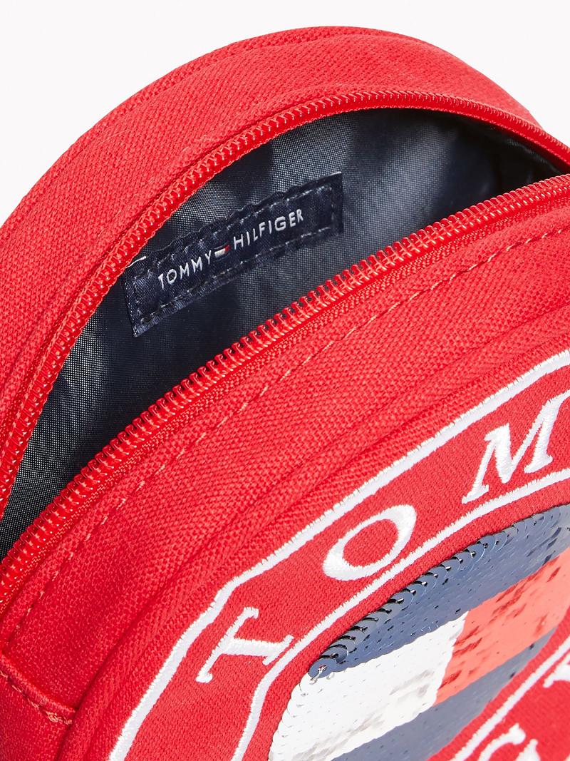 Sacs Tommy Hilfiger Flag Circle Enfant Rouge | FR_G1342