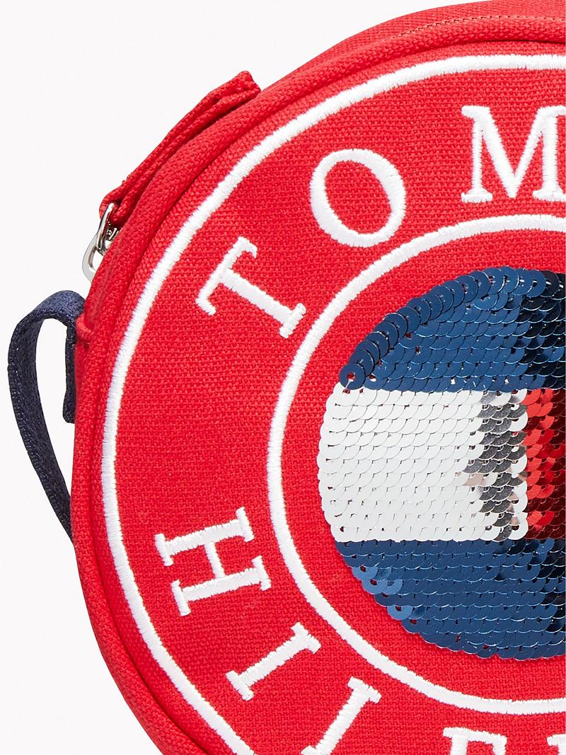 Sacs Tommy Hilfiger Flag Circle Enfant Rouge | FR_G1342