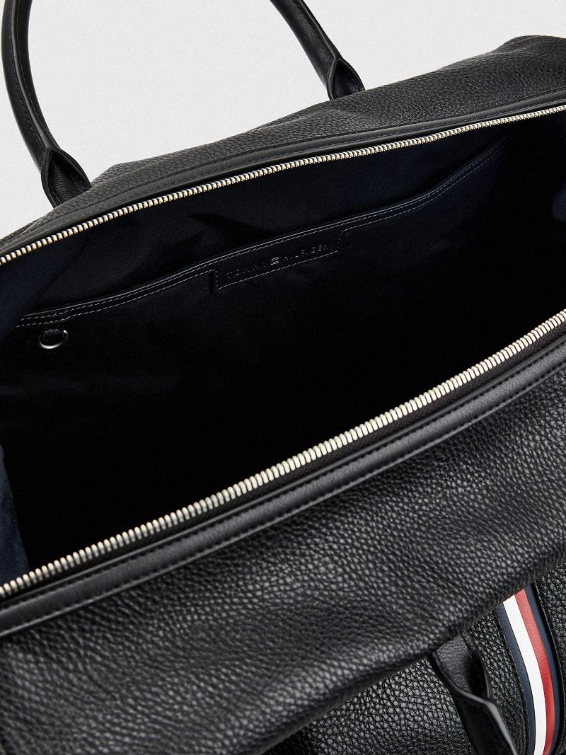 Sacs Tommy Hilfiger Stripe Duffle Homme Noir | FR_M31704