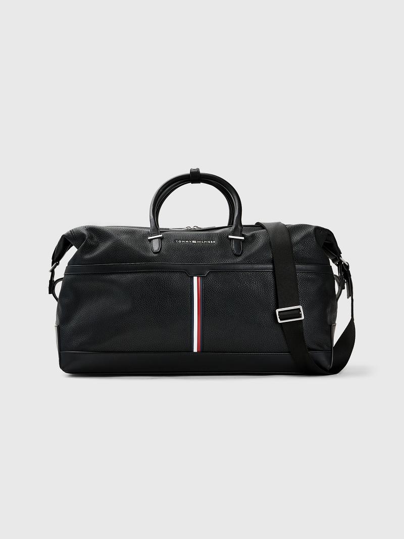 Sacs Tommy Hilfiger Stripe Duffle Homme Noir | FR_M31704