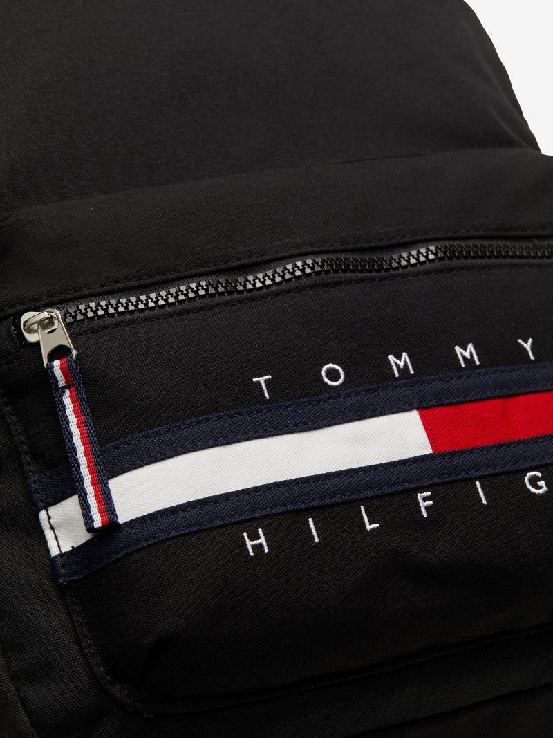 Sacs Tommy Hilfiger TH Solid Backpack Homme Noir | FR_M31710