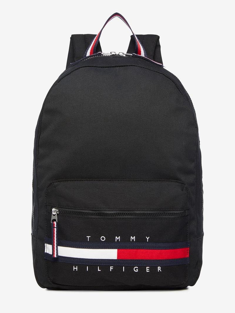 Sacs Tommy Hilfiger TH Solid Backpack Homme Noir | FR_M31710