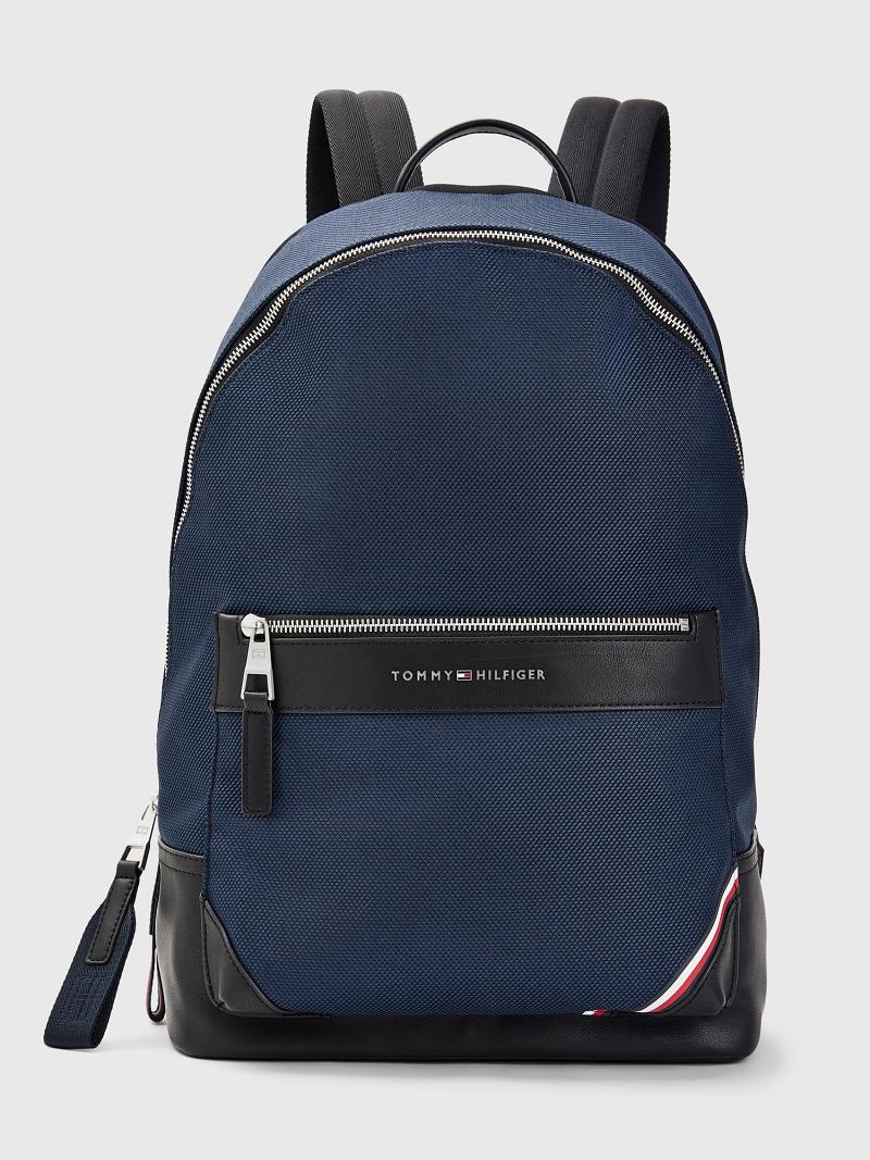 Sacs Tommy Hilfiger Tommy Stripe Backpack Homme Bleu Marine | FR_M31711