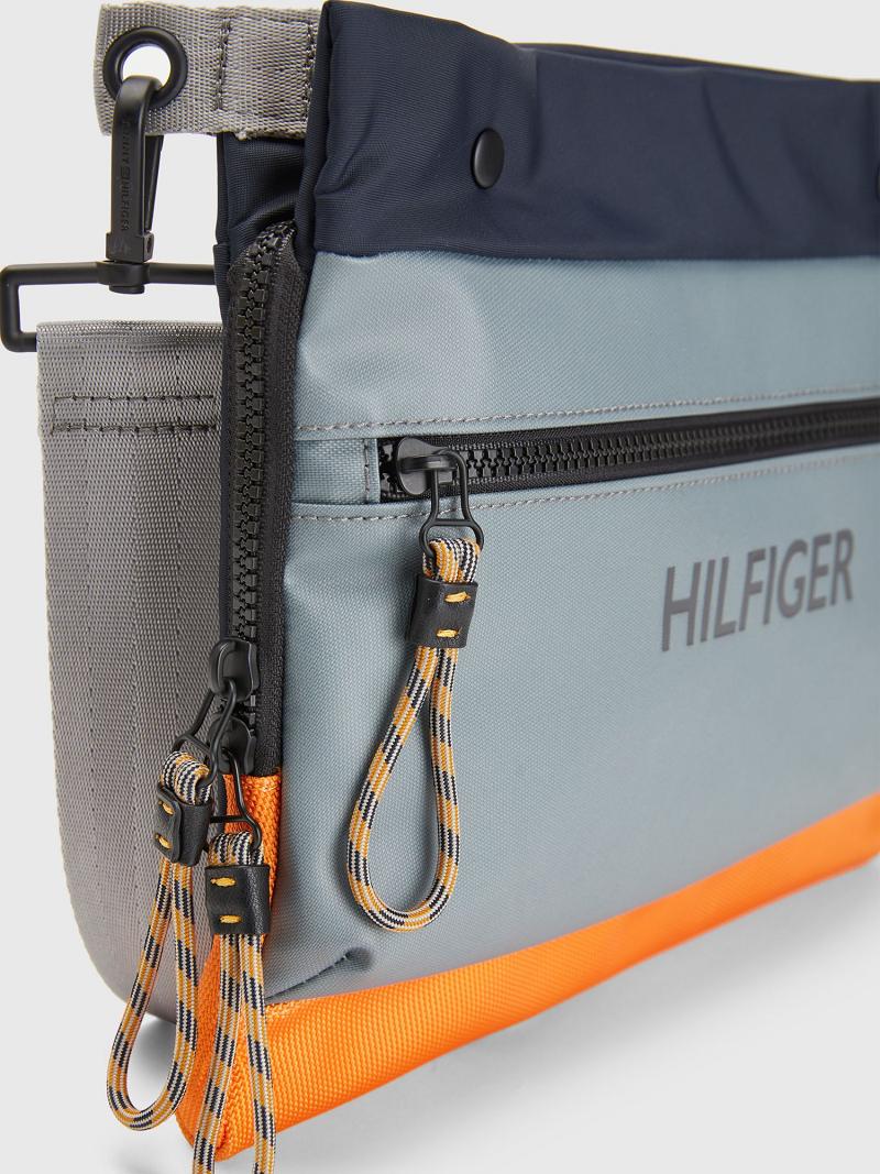 Sacs Tommy Hilfiger Utility Mini Messenger Homme Bleu Multicolore | FR_M31714