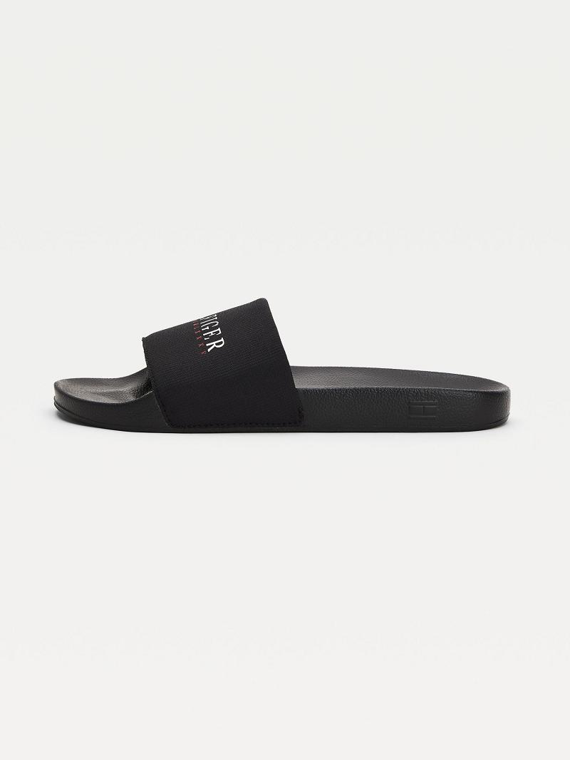 Sandales Tommy Hilfiger Recycled hilfiger pool Homme Noir | FR_M31649