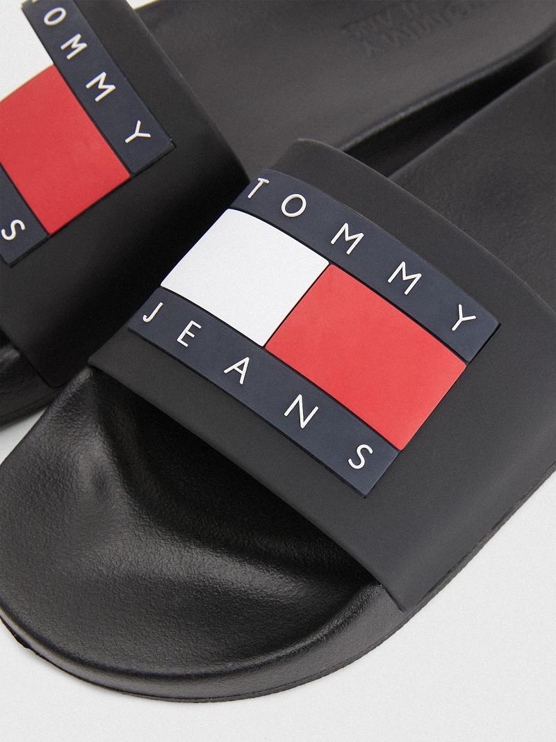 Sandales Tommy Hilfiger Tommys pool Homme Noir | FR_M31653