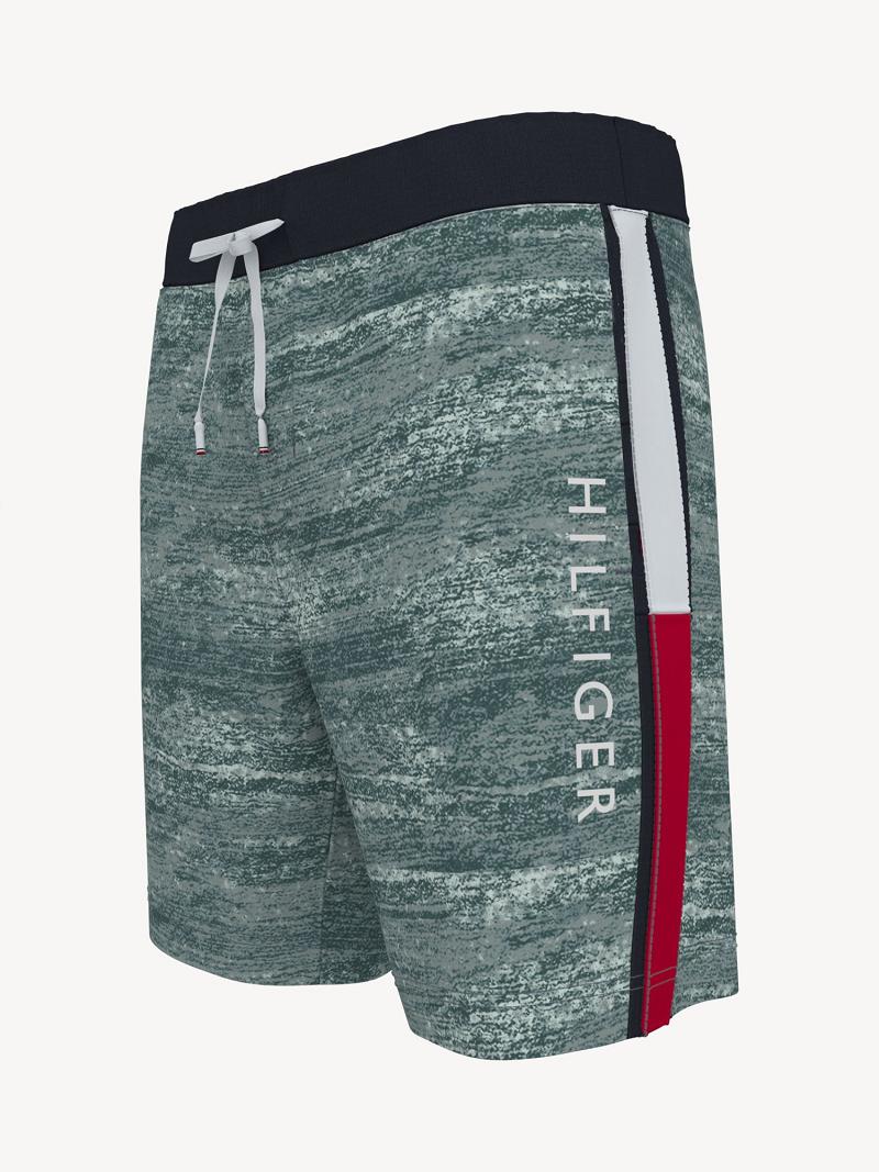 Shorts Tommy Hilfiger Essential logo sweatshort Homme Vert | FR_M31205