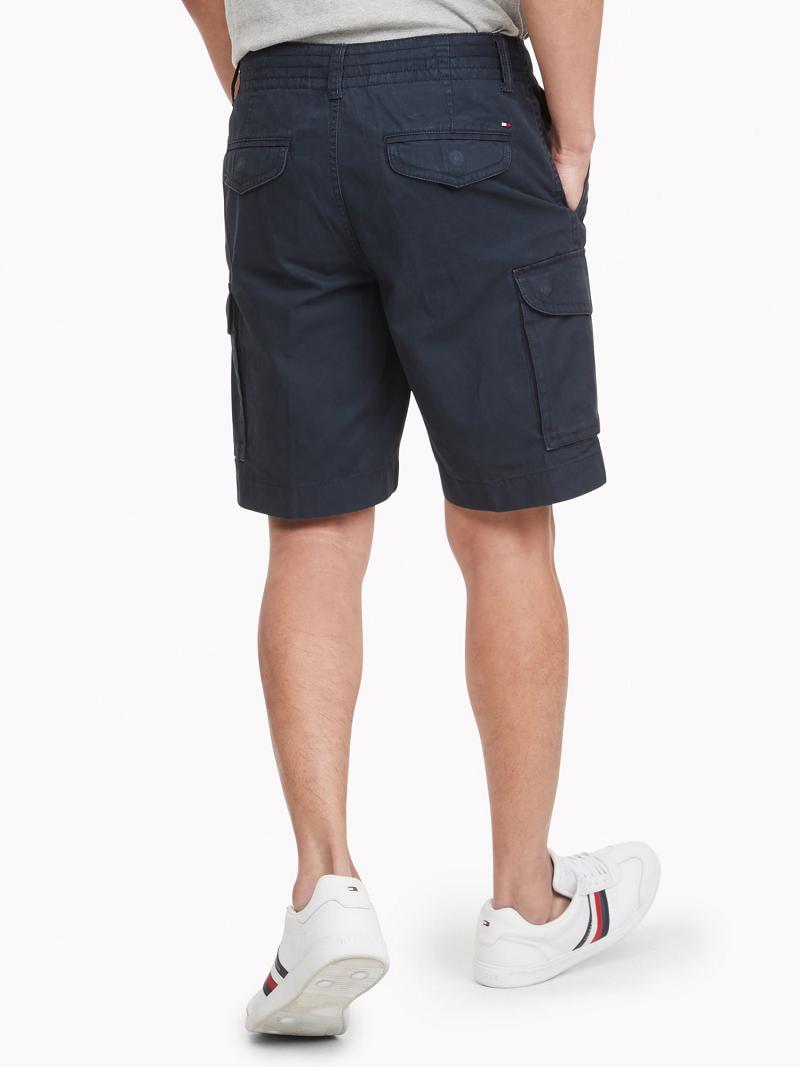 Shorts Tommy Hilfiger Essential solid cargo Homme Bleu Marine | FR_M31206