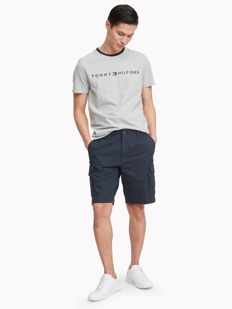 Shorts Tommy Hilfiger Essential solid cargo Homme Bleu Marine | FR_M31206