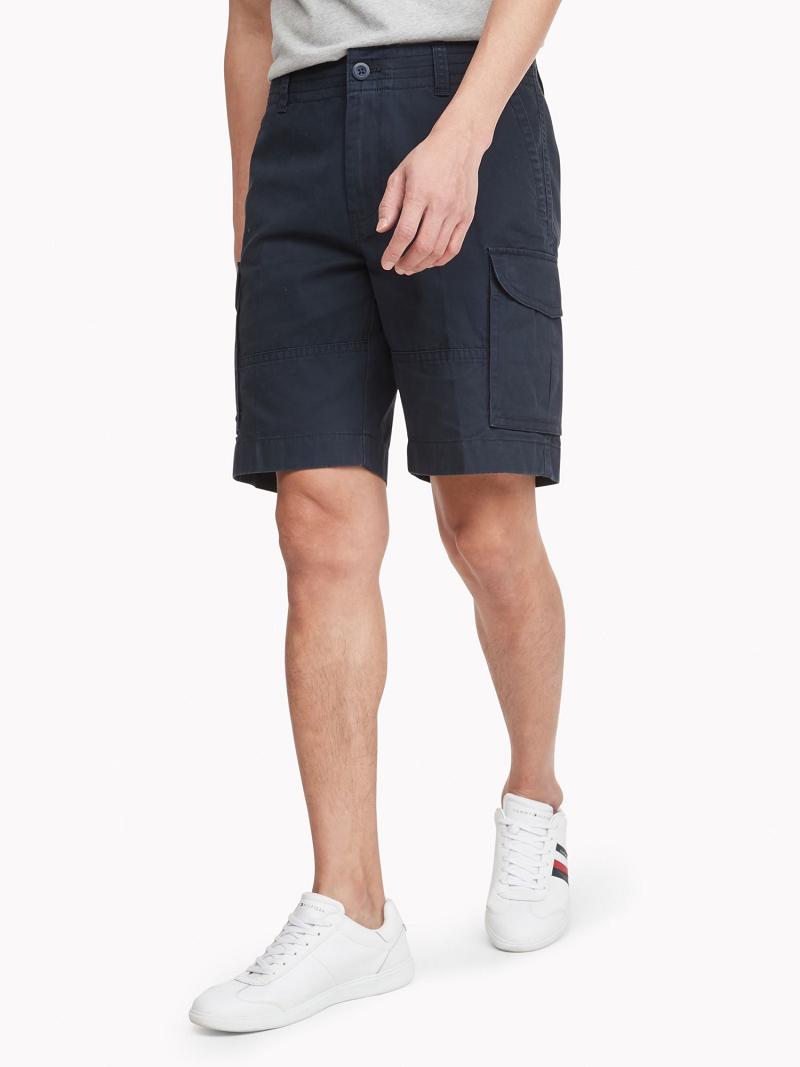 Shorts Tommy Hilfiger Essential solid cargo Homme Bleu Marine | FR_M31206