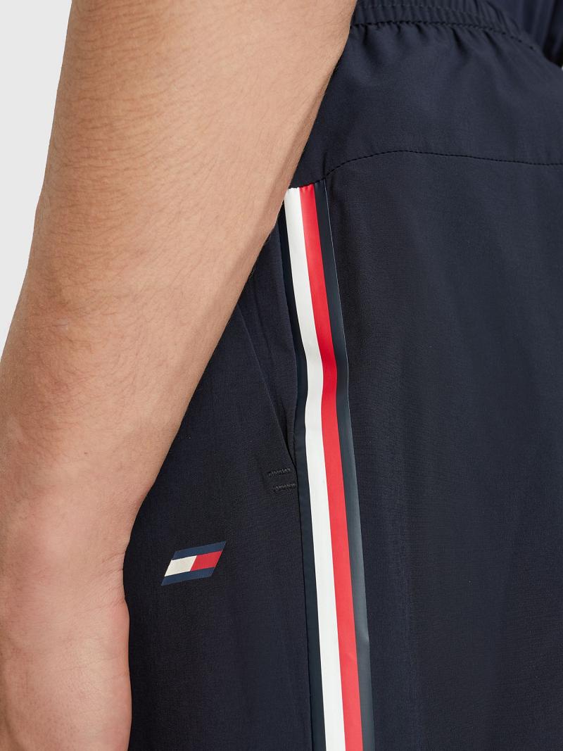 Shorts Tommy Hilfiger Logo tape performance training Homme Bleu Marine | FR_M31214