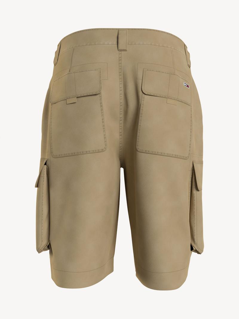 Shorts Tommy Hilfiger Solid Cargo Homme Marron | FR_M31224