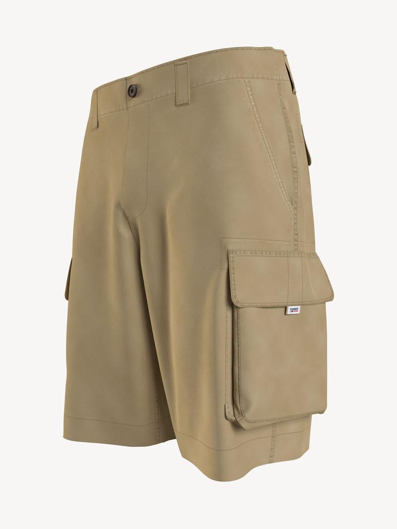 Shorts Tommy Hilfiger Solid Cargo Homme Marron | FR_M31224