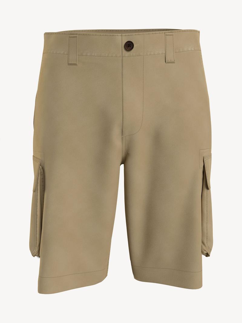 Shorts Tommy Hilfiger Solid Cargo Homme Marron | FR_M31224