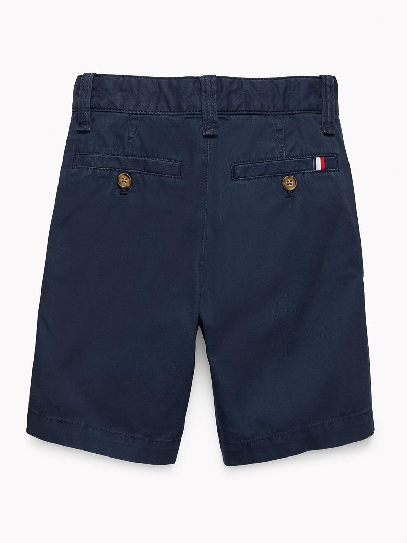 Shorts Tommy Hilfiger Solid Flag Enfant Bleu Marine | FR_B2103