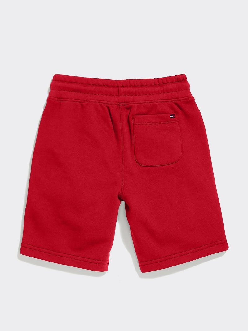 Shorts Tommy Hilfiger Sweatshort Enfant Rouge | FR_B2105