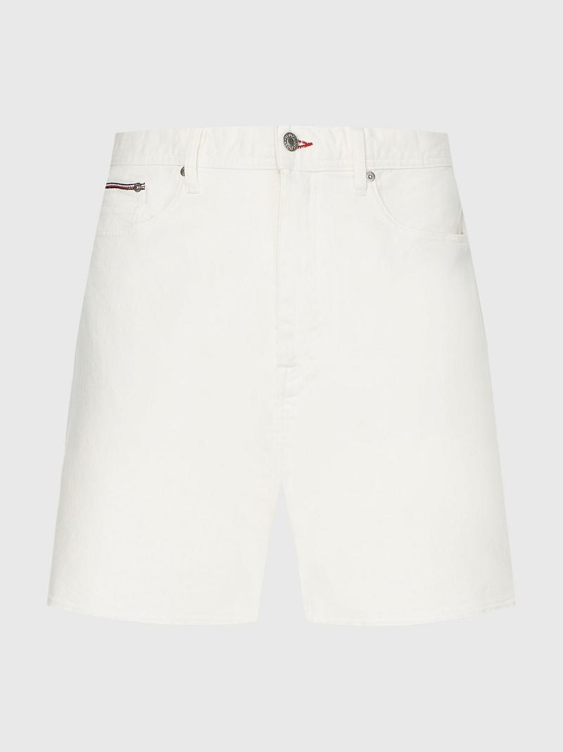 Shorts Tommy Hilfiger Th stretch straight fit Homme Blanche | FR_M31230