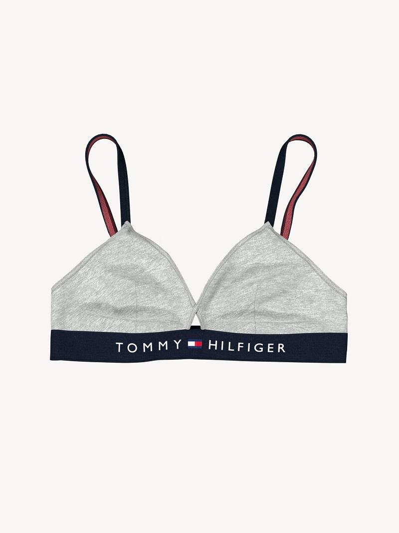 Soutien Gorge Tommy Hilfiger Triangle Femme Grise | FR_W21536