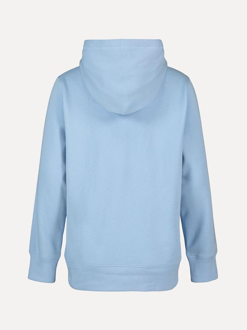 Sweat À Capuche Tommy Hilfiger Big Tonal Logo Enfant Bleu | FR_B2019