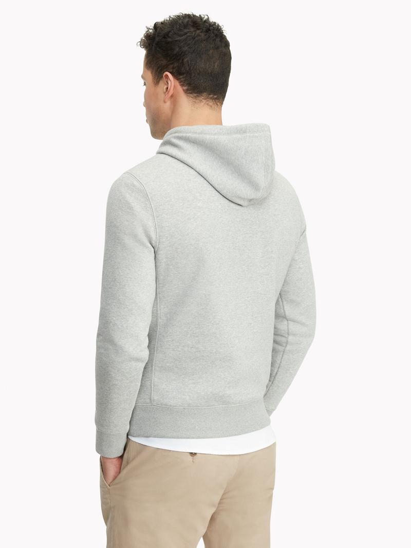 Sweat À Capuche Tommy Hilfiger Essential Logo Homme Grise | FR_M31439