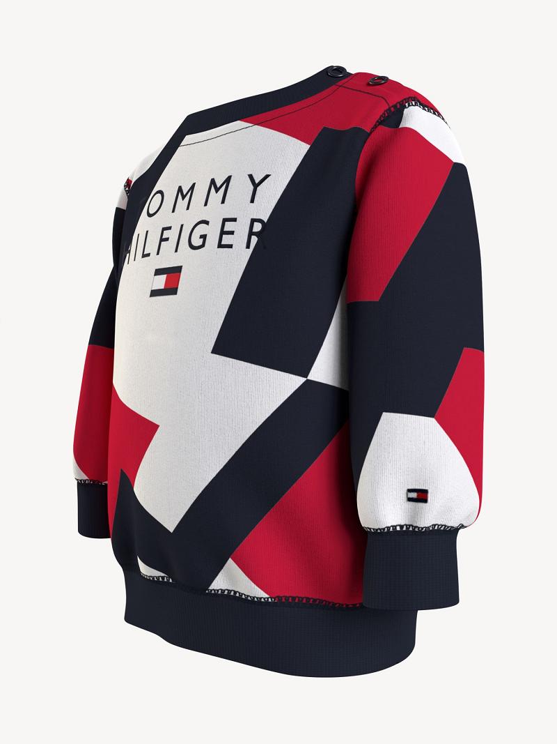 Sweats Tommy Hilfiger Babies' Jigsaw Enfant Rouge | FR_G1187