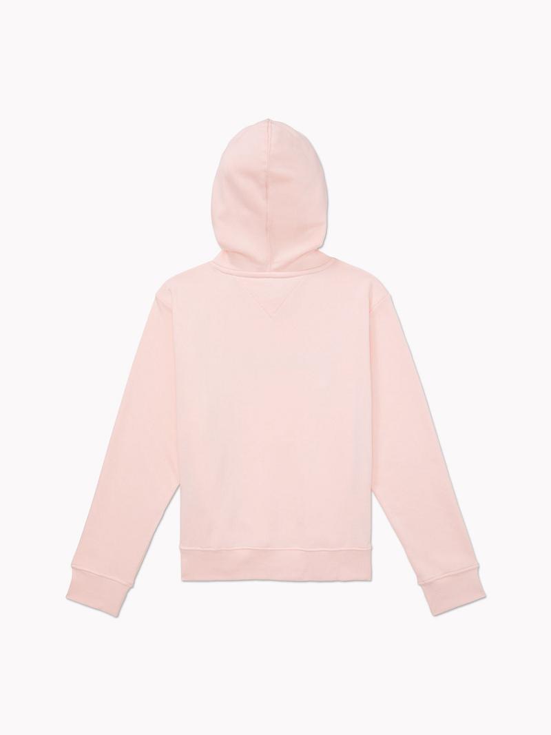 Sweats Tommy Hilfiger Logo Femme Rose | FR_W21392