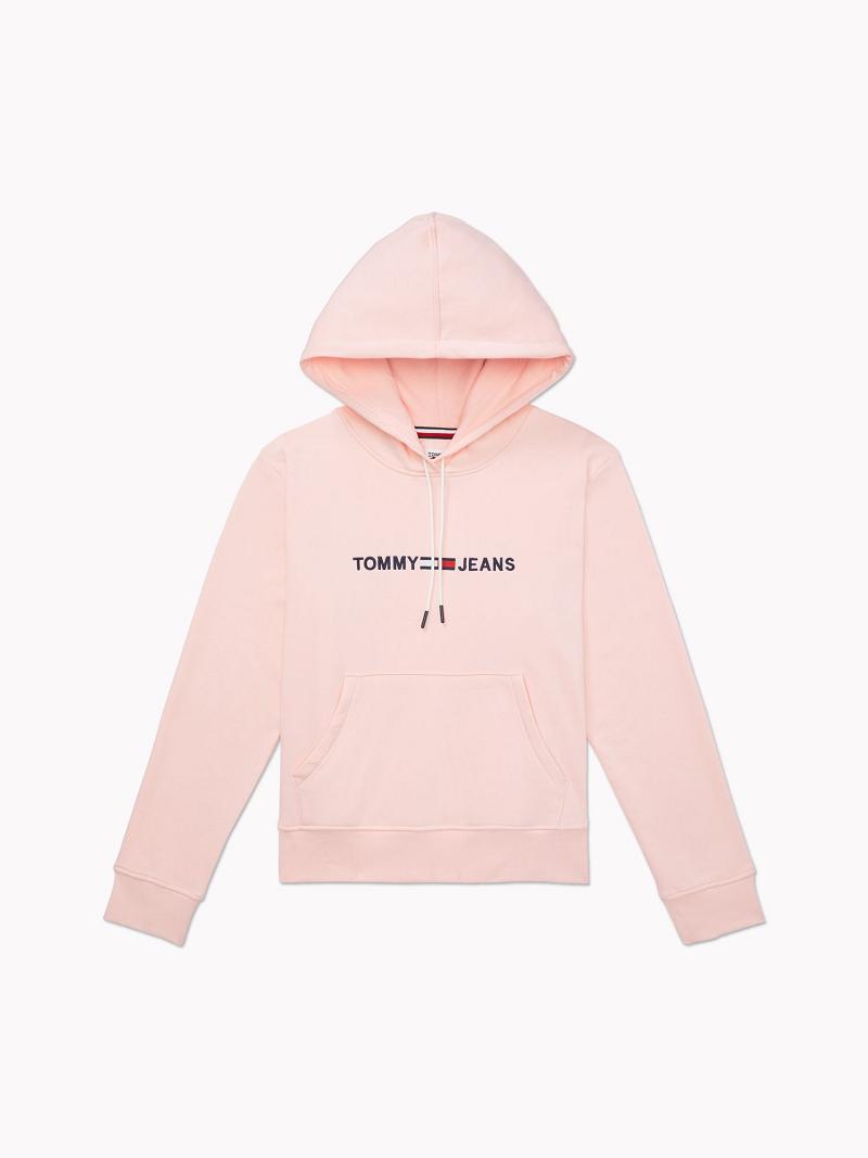 Sweats Tommy Hilfiger Logo Femme Rose | FR_W21392