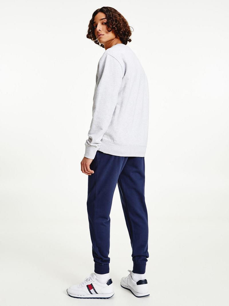 Sweats Tommy Hilfiger Recycled signature Homme Grise | FR_M31132