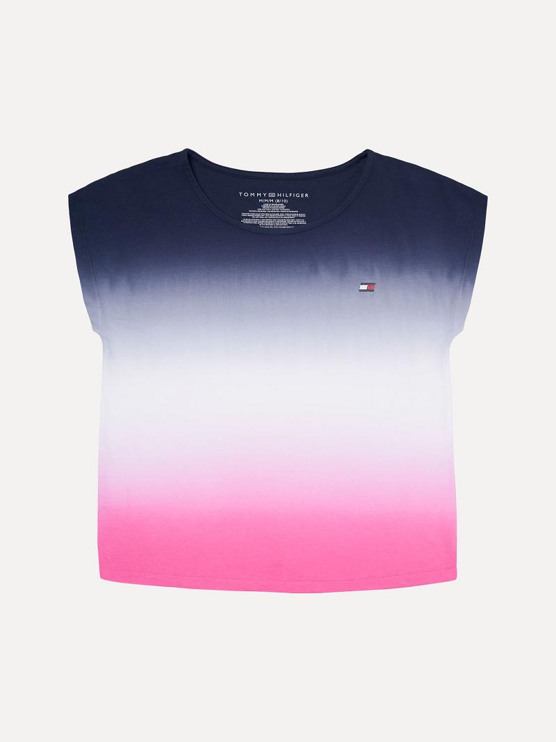 T Shirts Tommy Hilfiger Big Ombre Enfant Multicolore | FR_G1230