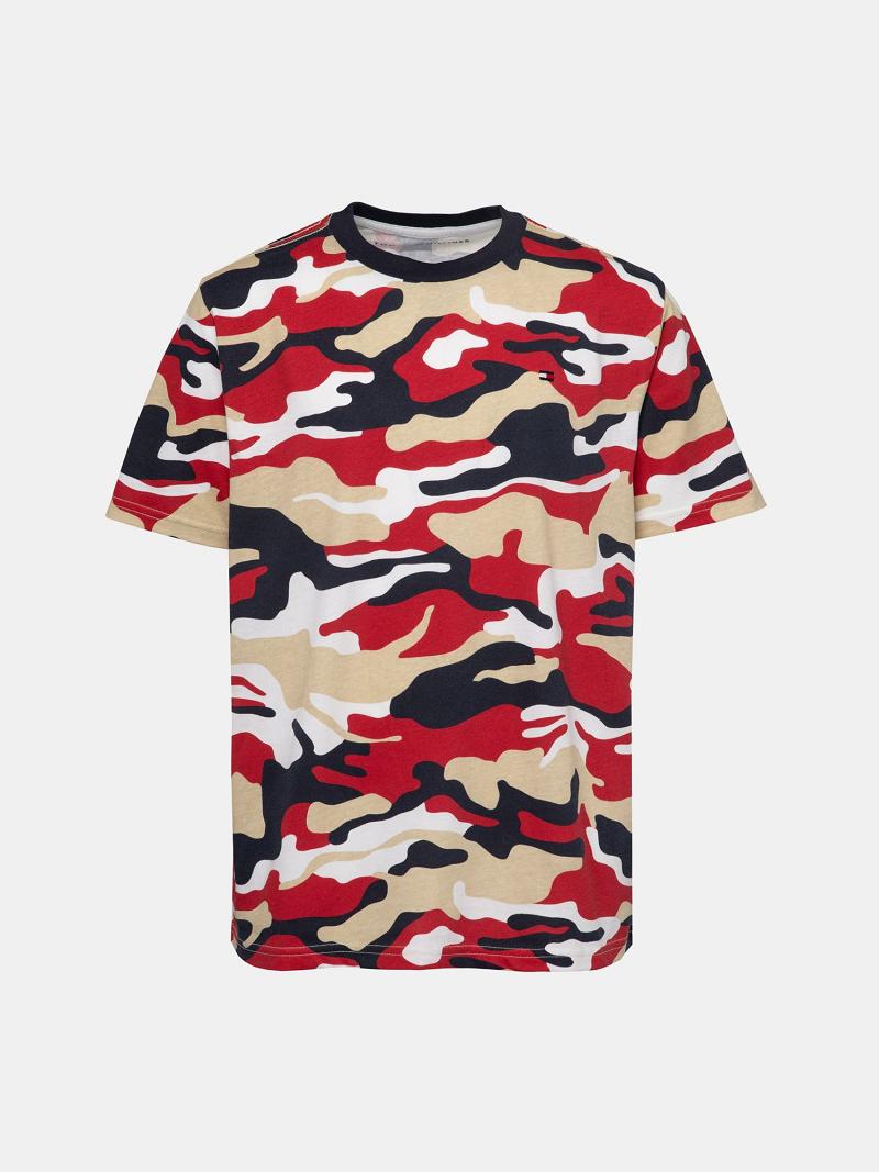 T Shirts Tommy Hilfiger Little Camo Enfant Multicolore | FR_B2180