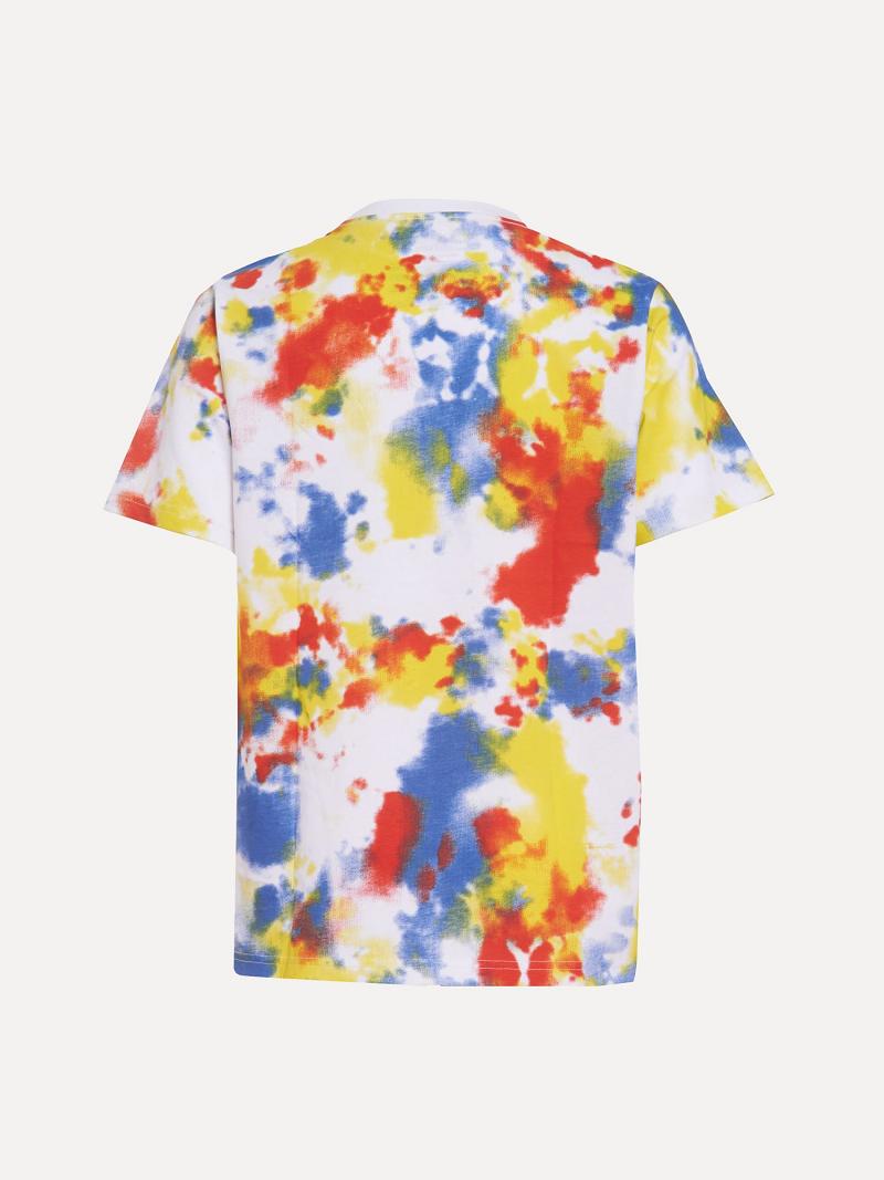 T Shirts Tommy Hilfiger Little Tie-Dye Enfant Multicolore | FR_B2186