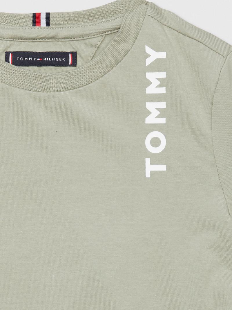 T Shirts Tommy Hilfiger Multi Logo Enfant Grise | FR_B2197