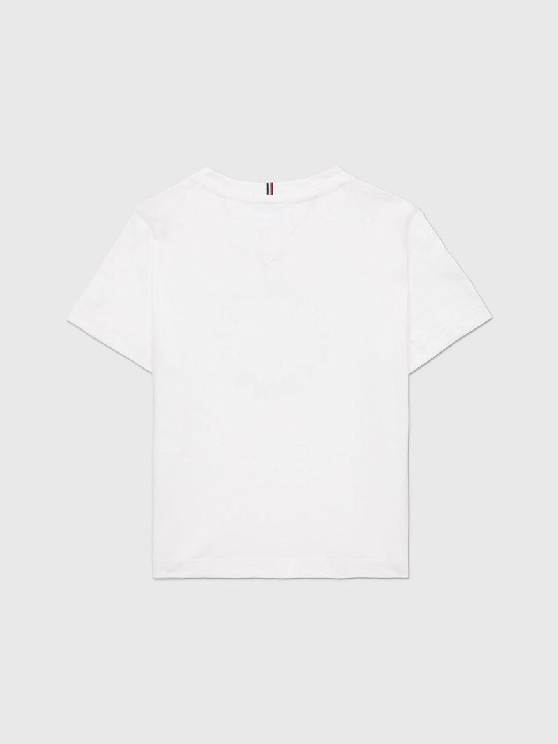 T Shirts Tommy Hilfiger Tropics Enfant Blanche | FR_G1272