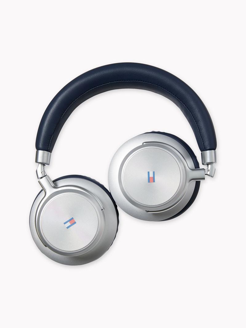 Technology Tommy Hilfiger Classiche Flag Headphones Homme Bleu Marine Argent | FR_M31778