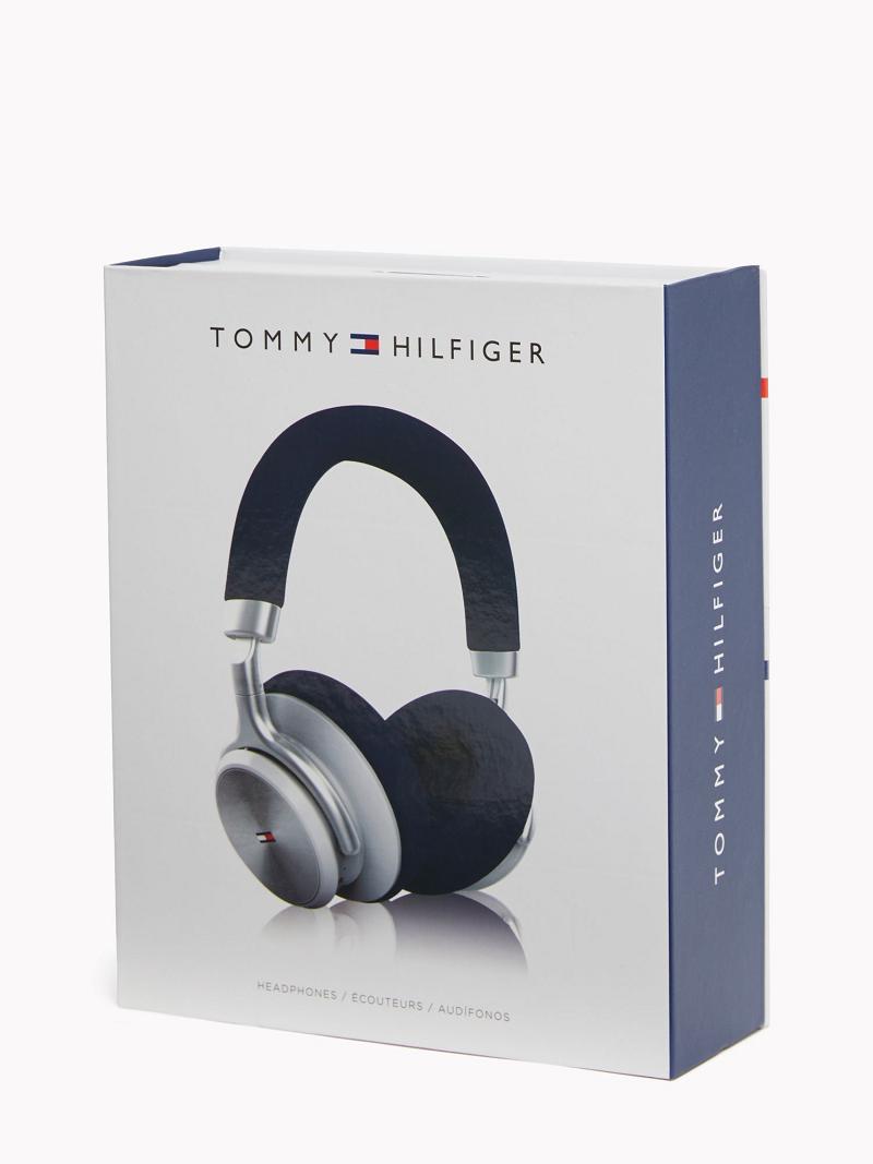 Technology Tommy Hilfiger Classiche Flag Headphones Homme Bleu Marine Argent | FR_M31778